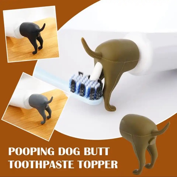 Other - $4 FUNNY TOOTHPASTE TOPPER. GRAY . $4 WHEN BUNDLED WITH 3 OR More